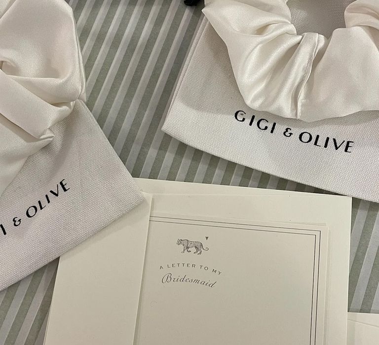 Writing paper from Gigi & Olive for letters to bridesmaids