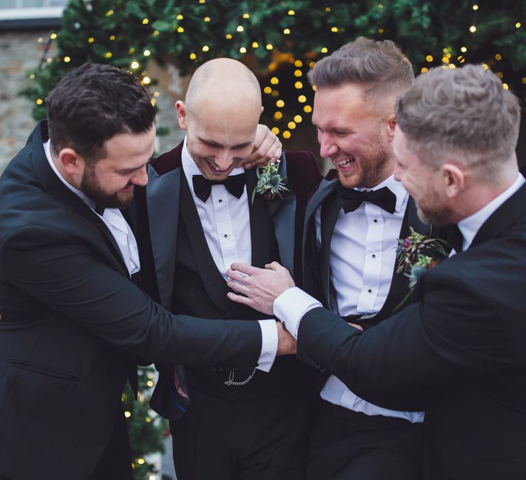 Groomsmen portrait by Keery Photo