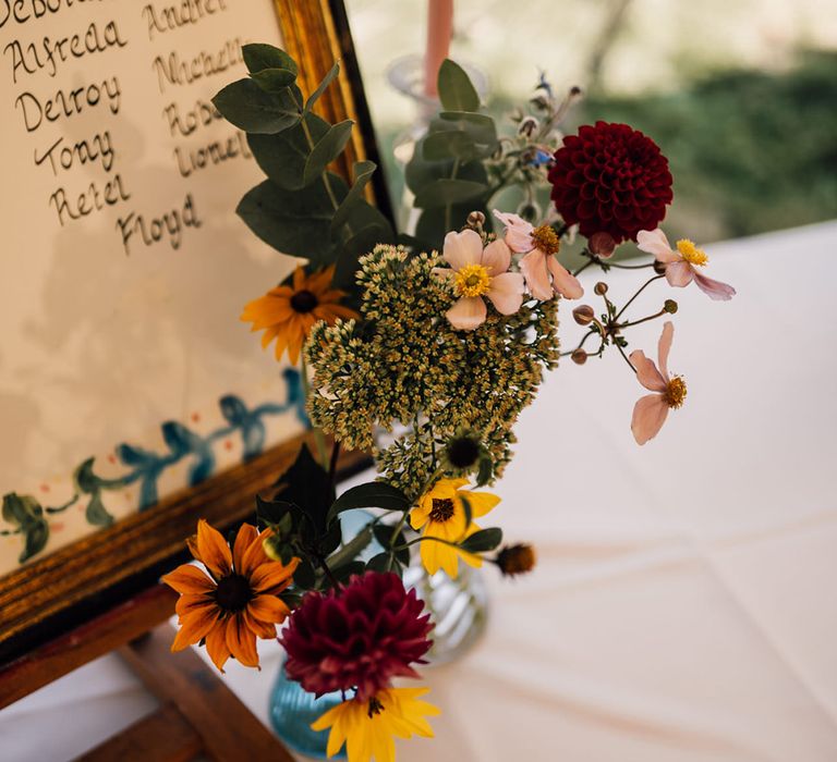 Colourful floral decor 