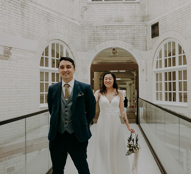 Bridal entrance at first look