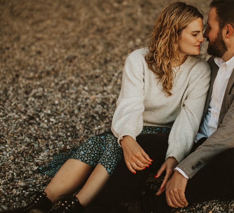 Durdle Door Beach engagement shoot 