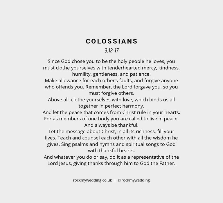 Colossians 3:12-17