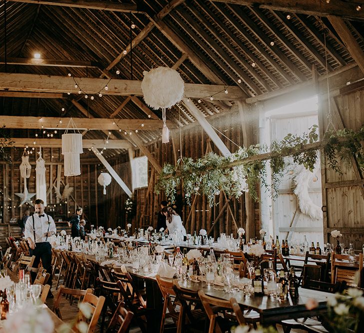 Barn wedding reception rustic wedding decor 