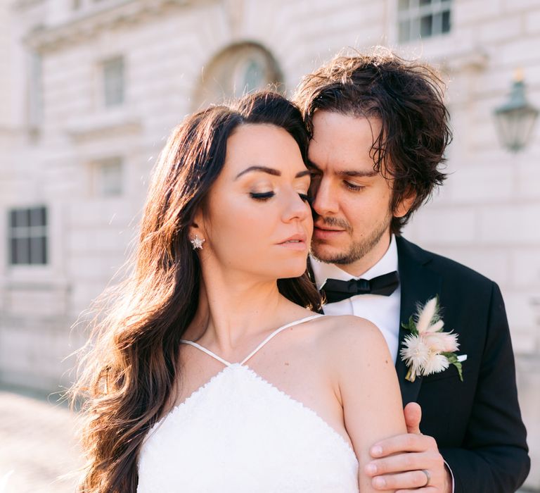 Dramatic wedding photo in london by Nkima Photography