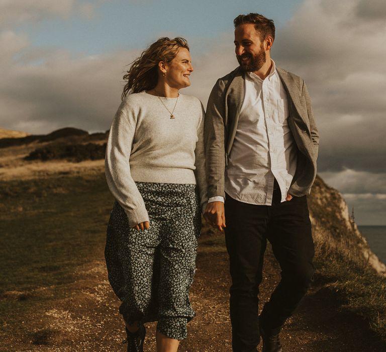 Newly engaged couple photoshoot