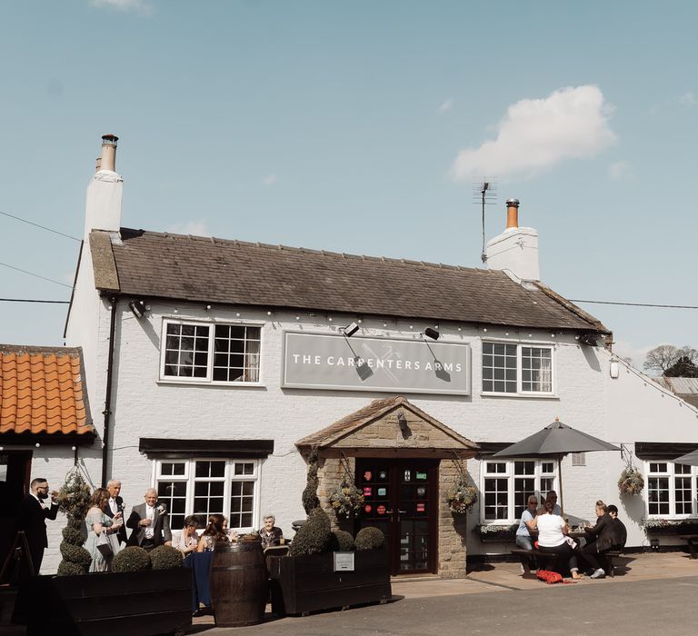 The Carpenter's Arms pub micro wedding reception