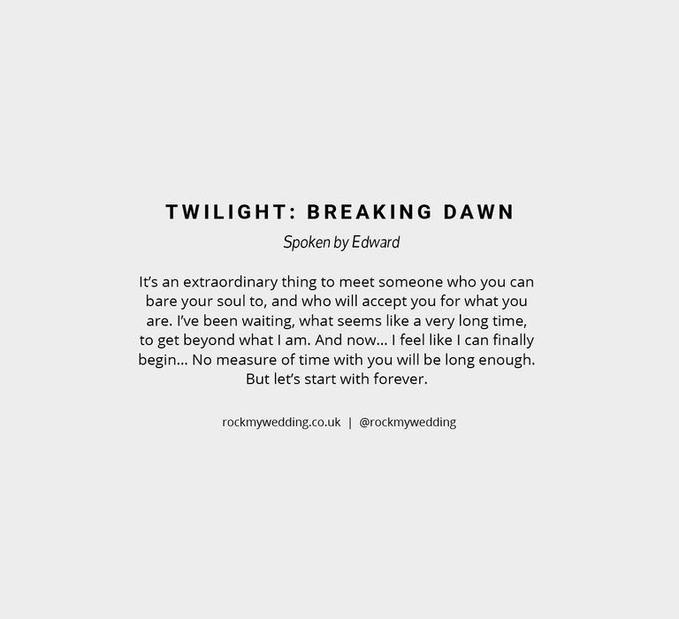 Twilight: Breaking Dawn | Wedding Readings From Movies/TV Shows