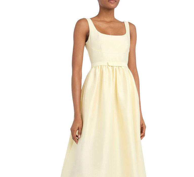 Pastel yellow bridesmaid dress from Fenwick