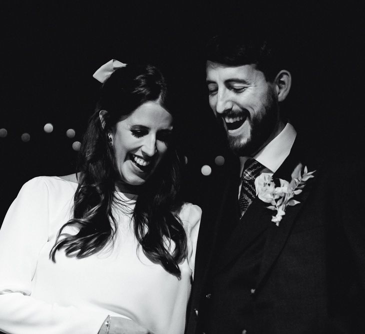 Bride and groom at London wedding