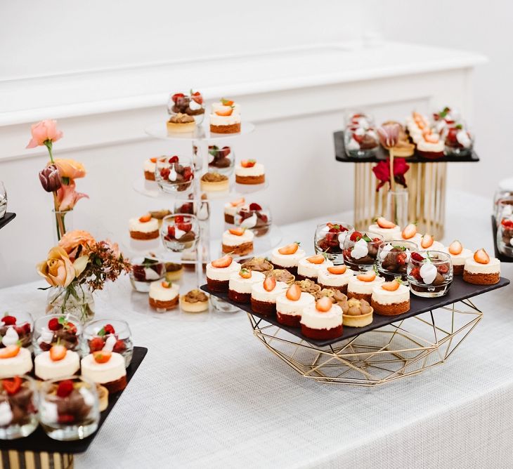 Dessert table at Carlton House Terrace wedding