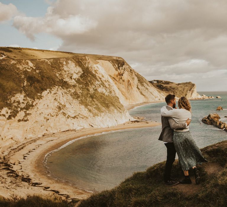 Durdle Door Beach engagement shoot 