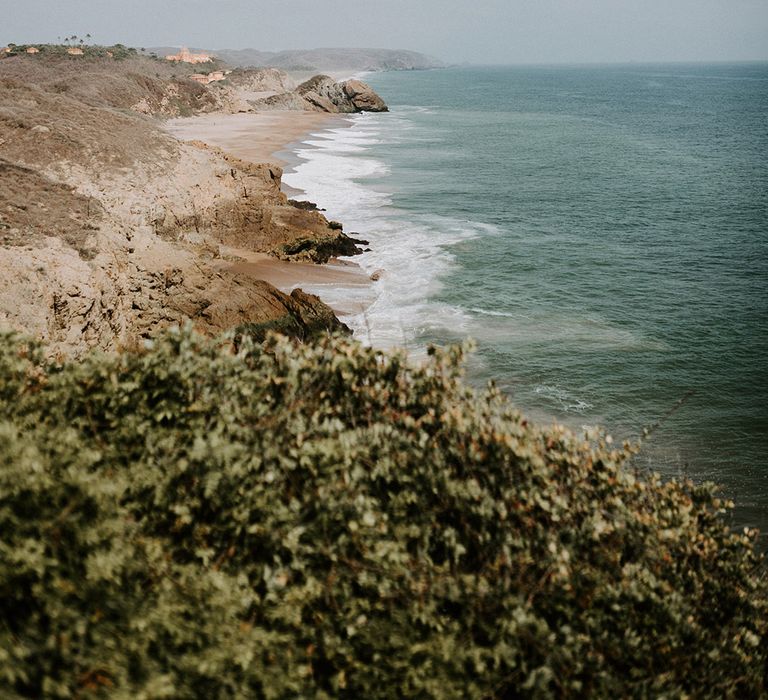 Ocean views at Tigre Del Mar destination wedding