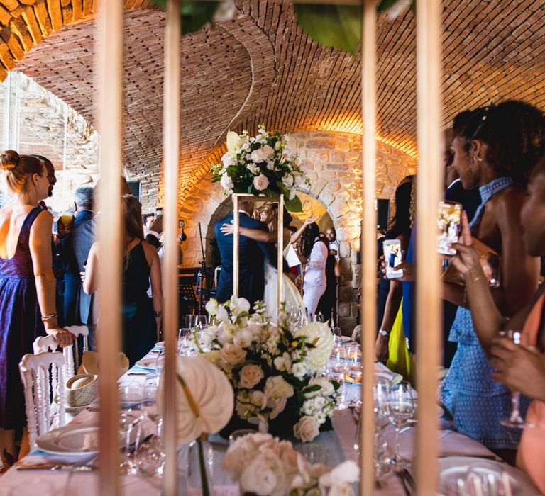 Live music at the reception from a popular Guadeloupe singer