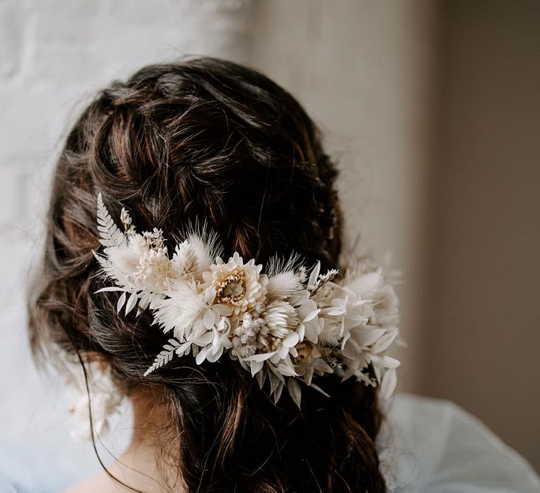 Luna and Wild dry flower hair accessories 