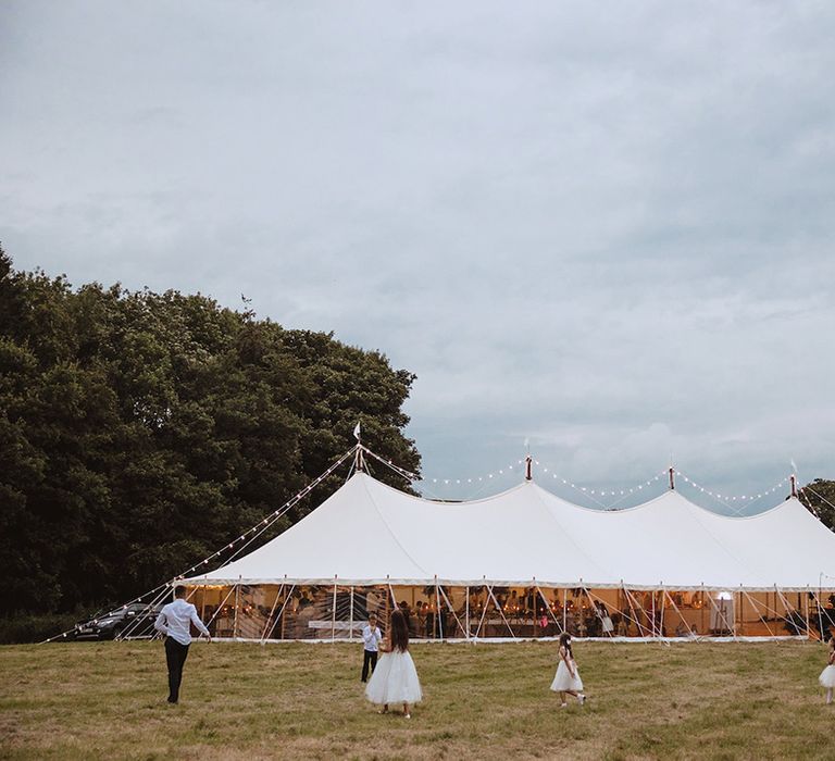 The Casterton Grange Estate wedding marquee reception 