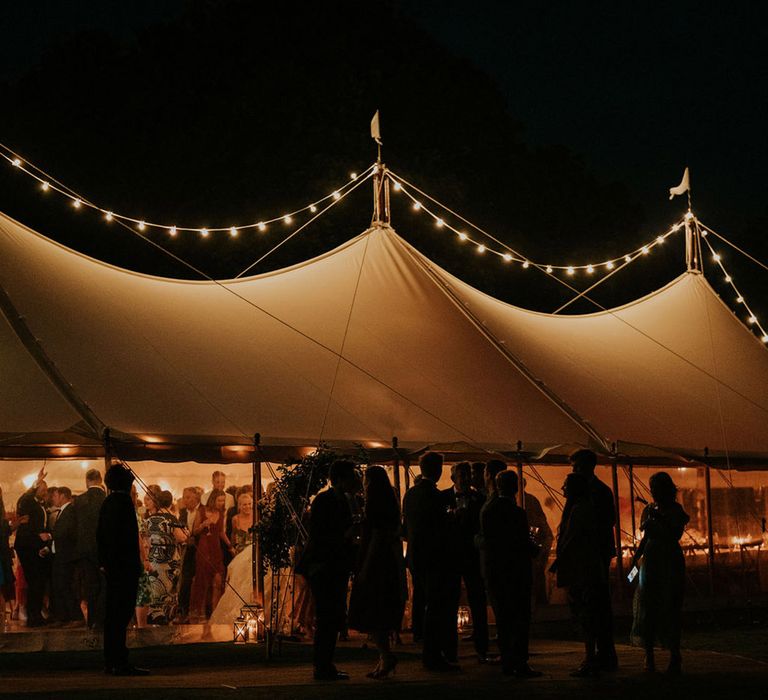 Marquee wedding reception at Lake District wedding 