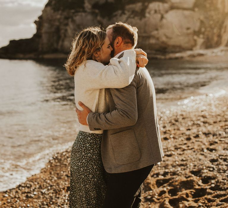 Durdle Door Beach engagement shoot 