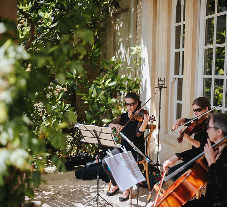 String Quartet play at Euridge Manor