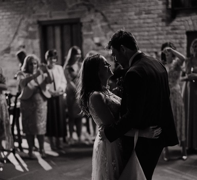 First dance portrait at Willow Marsh Farm