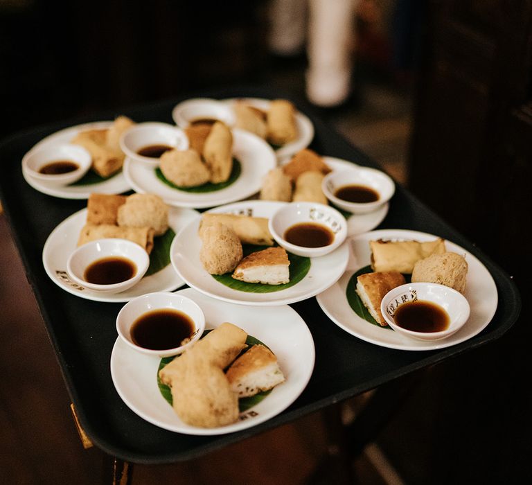 Bread appetiser at China Tang at The Dorchester during five course meal 