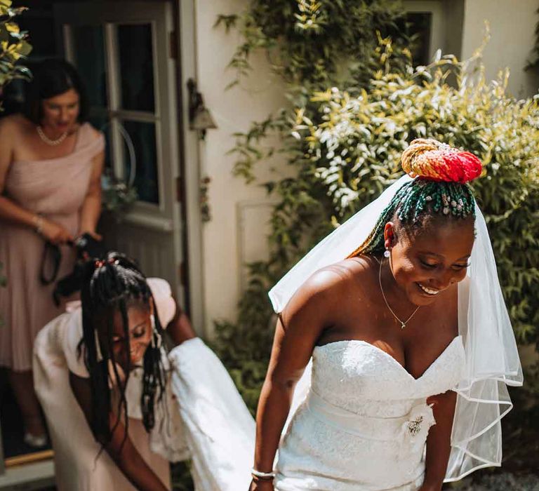 Zimbabwean Cornish Fusion Wedding With Tropical Flowers Pasties