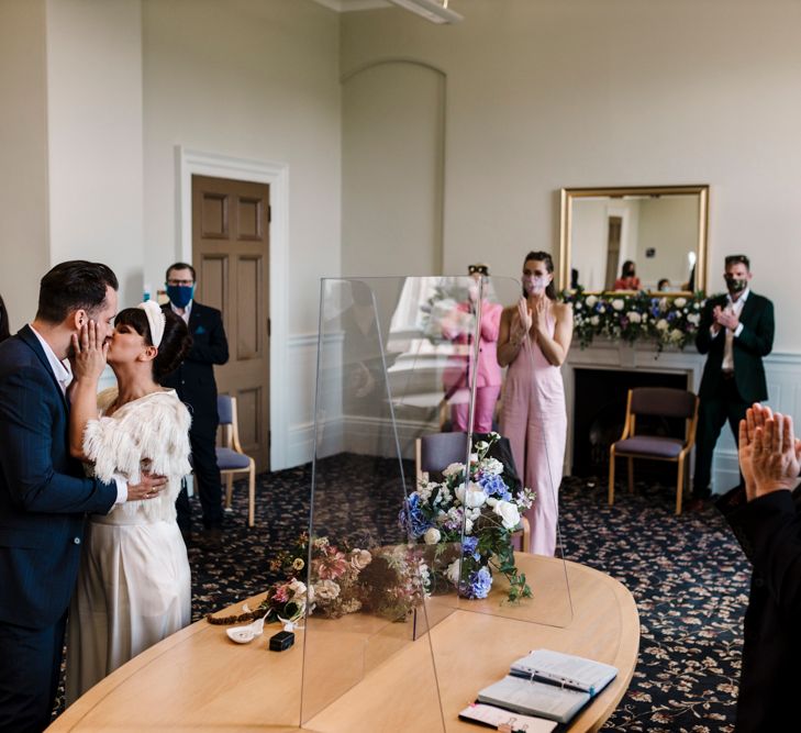 COVID secure registry office wedding in Liverpool 