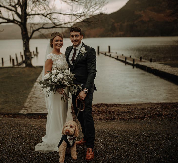 White winter wedding theme for Lake District wedding in December