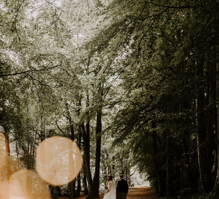 Scottish Highland forest elopement