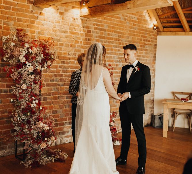 Bride and Groom at Brickhouse Vineyard Wedding Venue