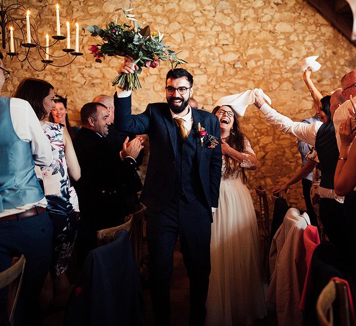 Bride and groom entrance