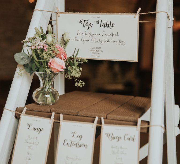 Step ladder table plan