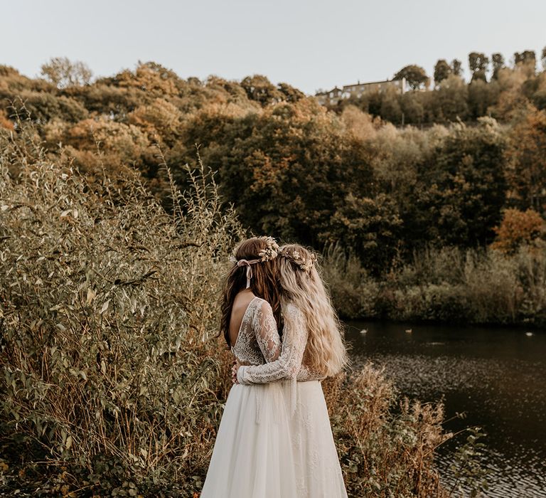 LGBTQIA+ wedding at Bowers Mill wedding venue in Yorkshire 