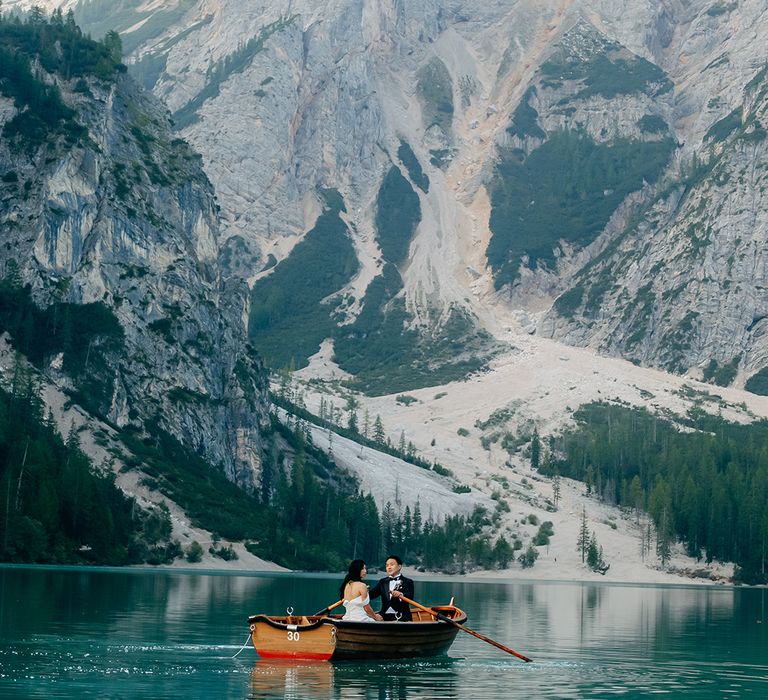 The Dolomites in Italy mountain range for romantic elopement 