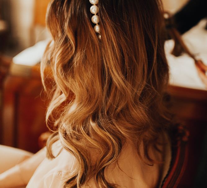 Bridal hair with Asos headband