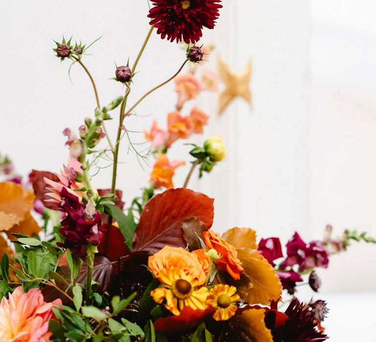 Autumn wedding flowers