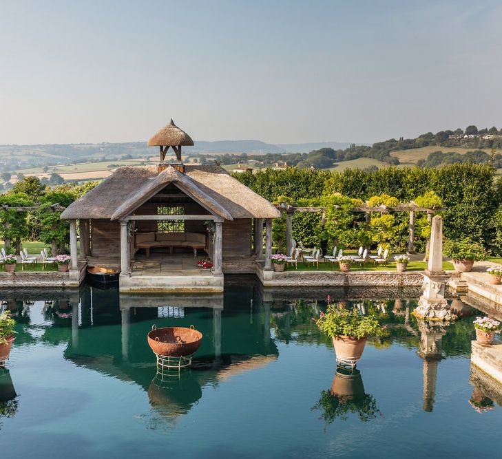 The boathouse at The Lost Orangery 