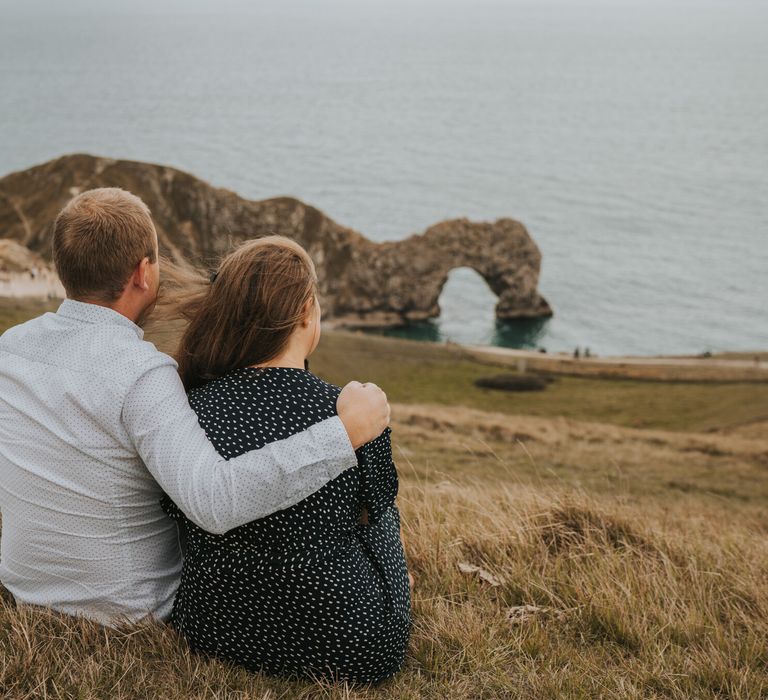  Durdle Door engagement photography