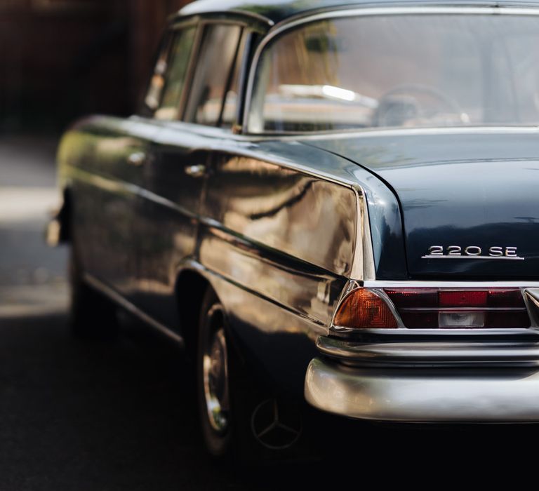 Vintage Mercedes' wedding car 