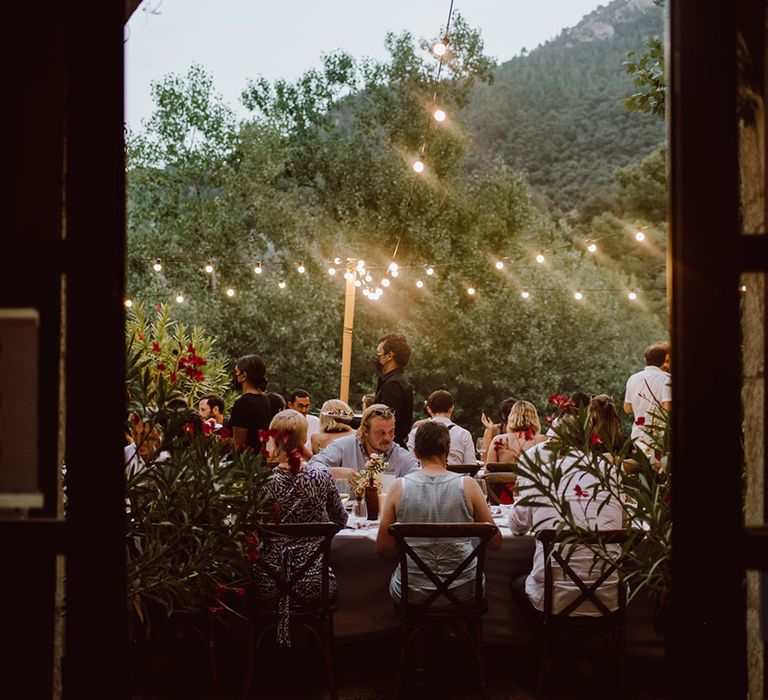 Outdoor wedding venue