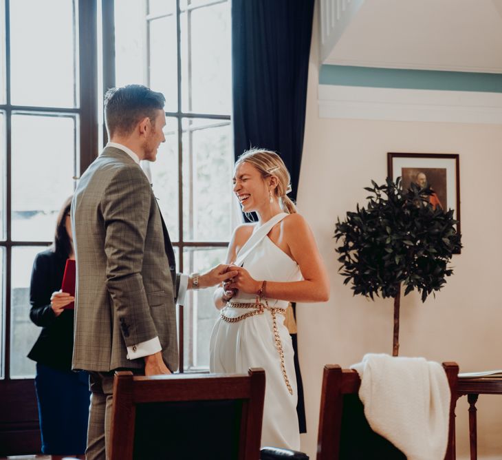 Small Town Hall, Trafford micro wedding ceremony 