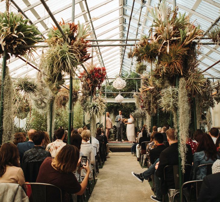 Nursery wedding ceremony 