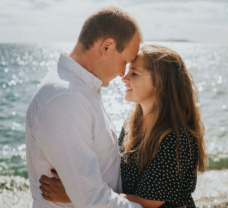 Engagement photography at the beach