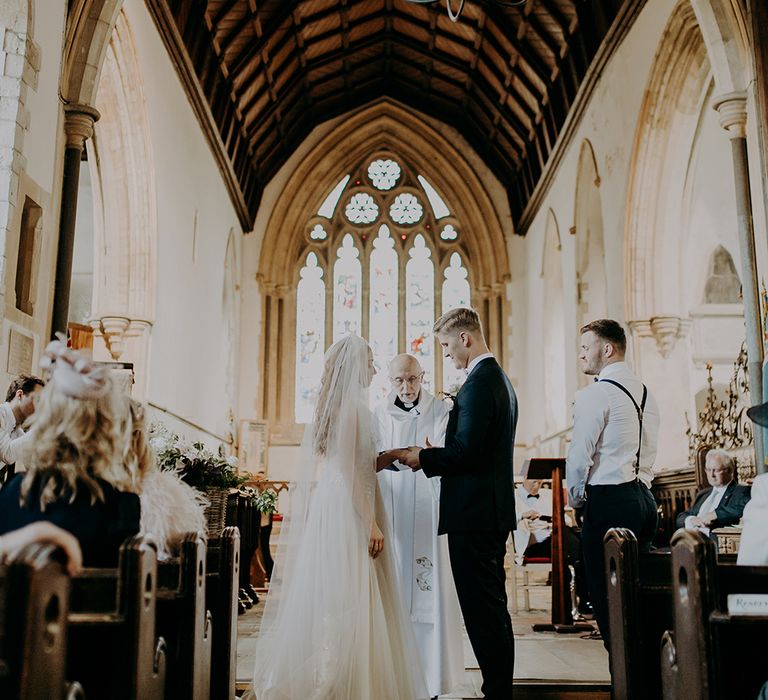 Canterbury church wedding ceremony 