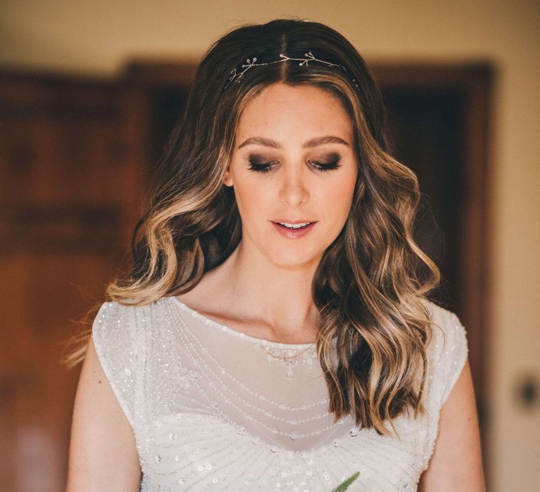 Bride to be hair and makeup inspiration for Tuscany Italy Wedding in Summer