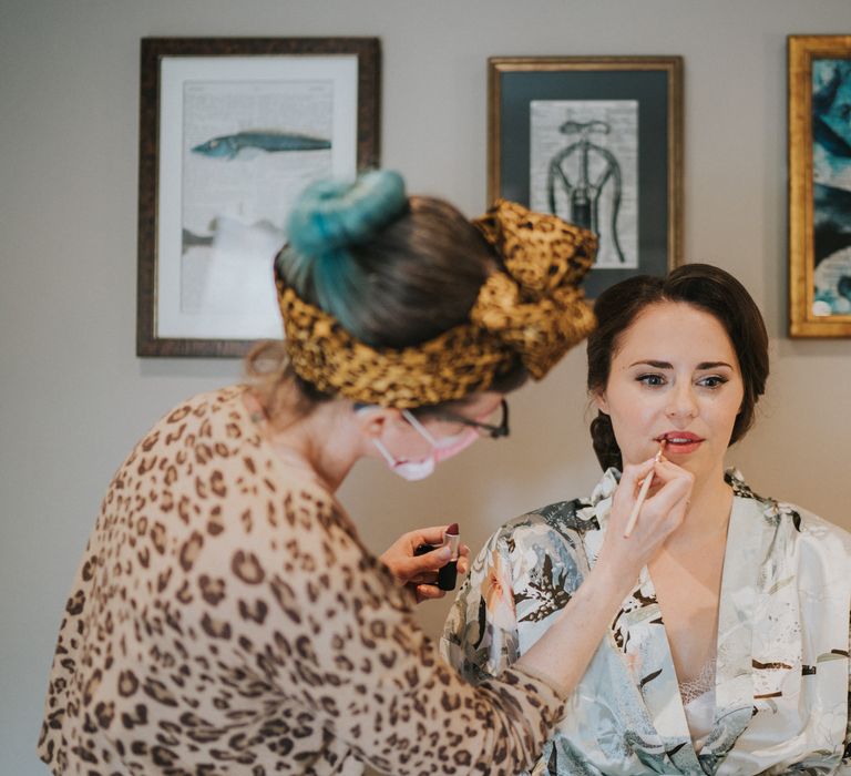 Bridal makeup for vintage inspired luxe wedding