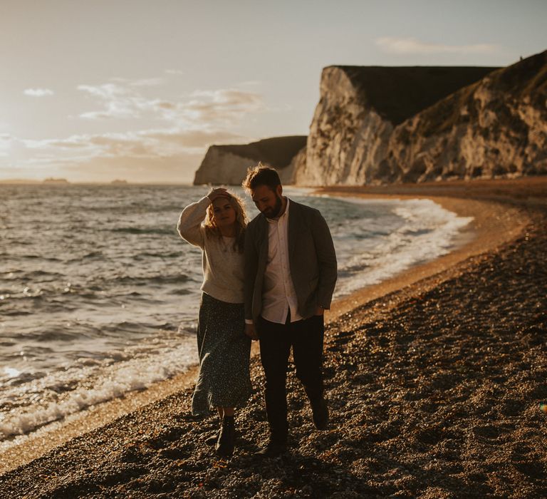 Beach engagement shoot