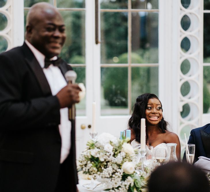 Father of the bride speech at Syon Park wedding 