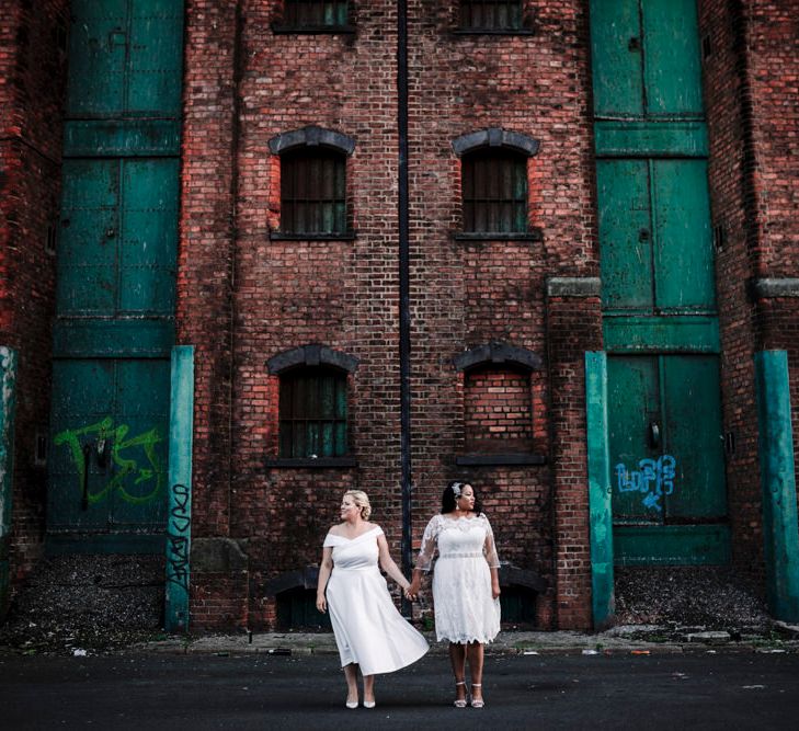 Dramatic wedding photography in the heart of Liverpool for Autumn wedding