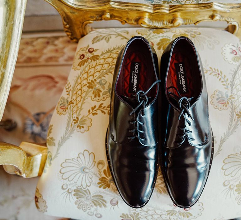 Dolce & Gabbana leather groom shoes 