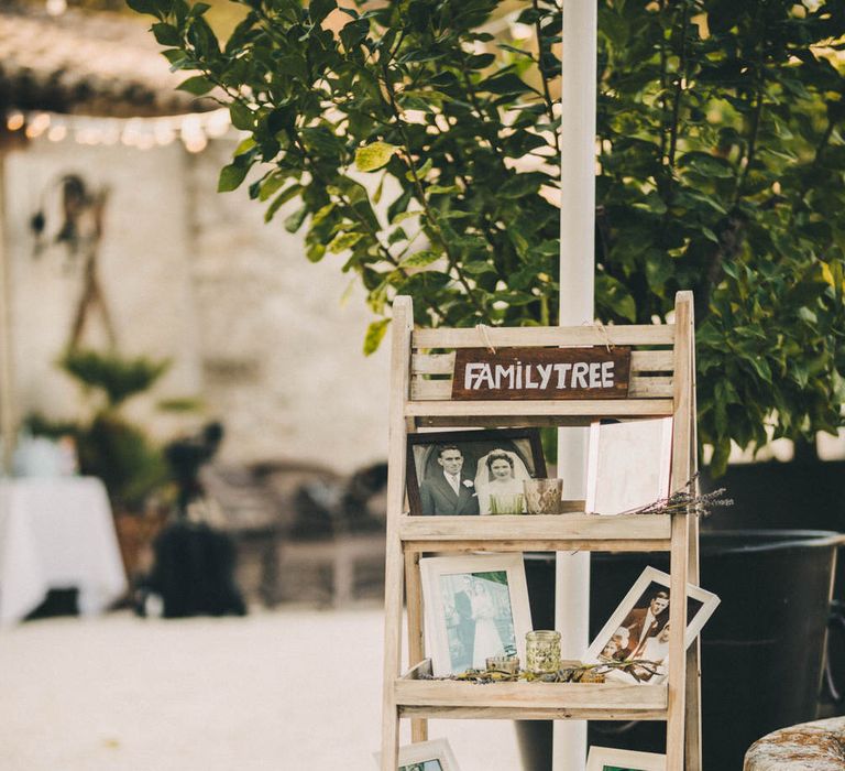 DIY family tree ladder